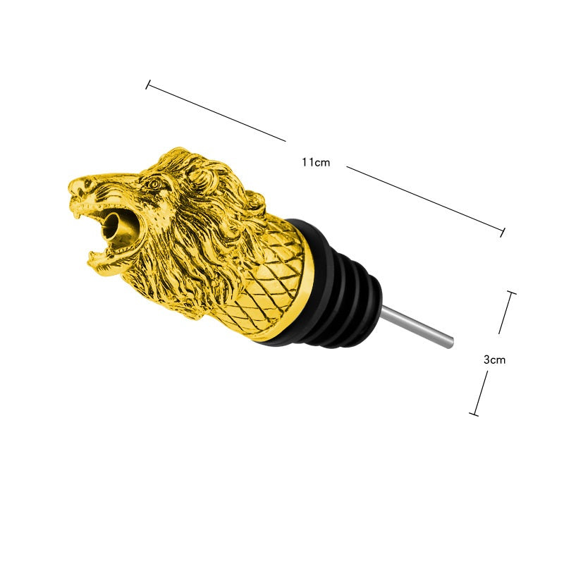 Zinc Alloy Wine Mouth Creative Animal Deer Head Wine Pourer