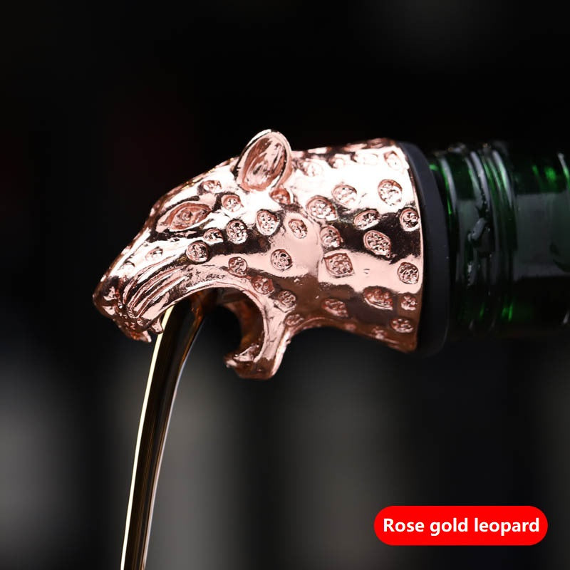 Zinc Alloy Wine Mouth Creative Animal Deer Head Wine Pourer