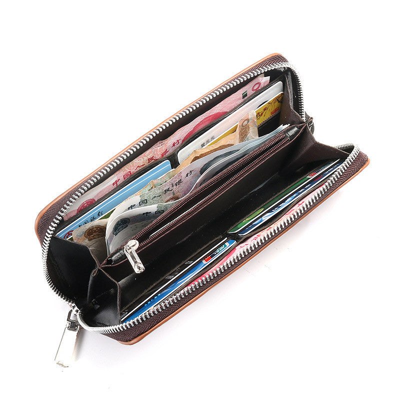 Fashion Men&#39;s Bag Clutch Leather Bag Men&#39;s Purse Coin Purse