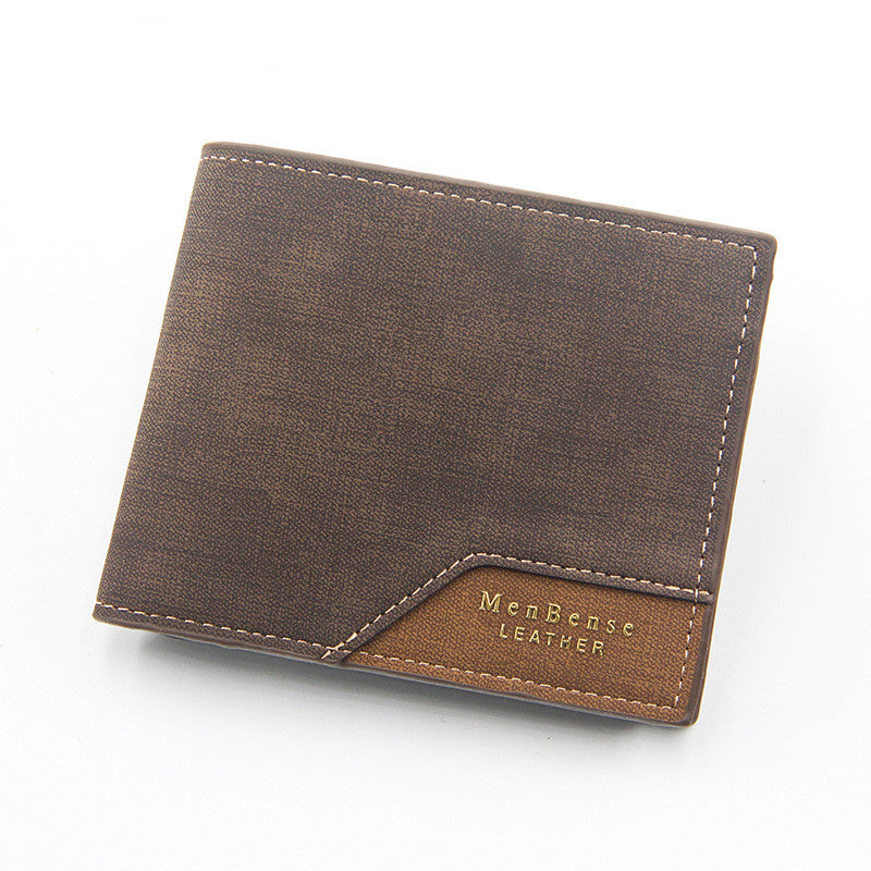 Men&#39;s Wallet With Bronzing Printed Hinge