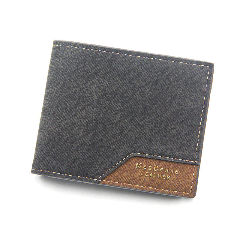 Men&#39;s Wallet With Bronzing Printed Hinge