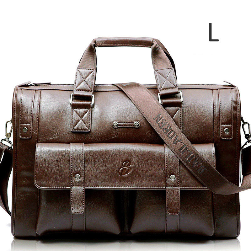 Horizontal Large-capacity Short-distance Business Trip One-shoulder Diagonal Bag Men&#39;s Bag