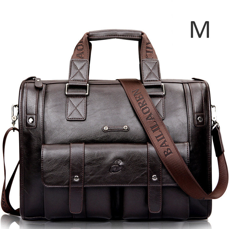 Horizontal Large-capacity Short-distance Business Trip One-shoulder Diagonal Bag Men&#39;s Bag