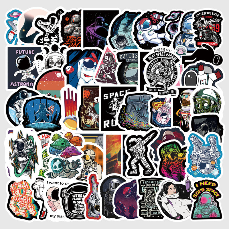 Cosmos Luggage Waterproof Sticker Notebook Skateboard