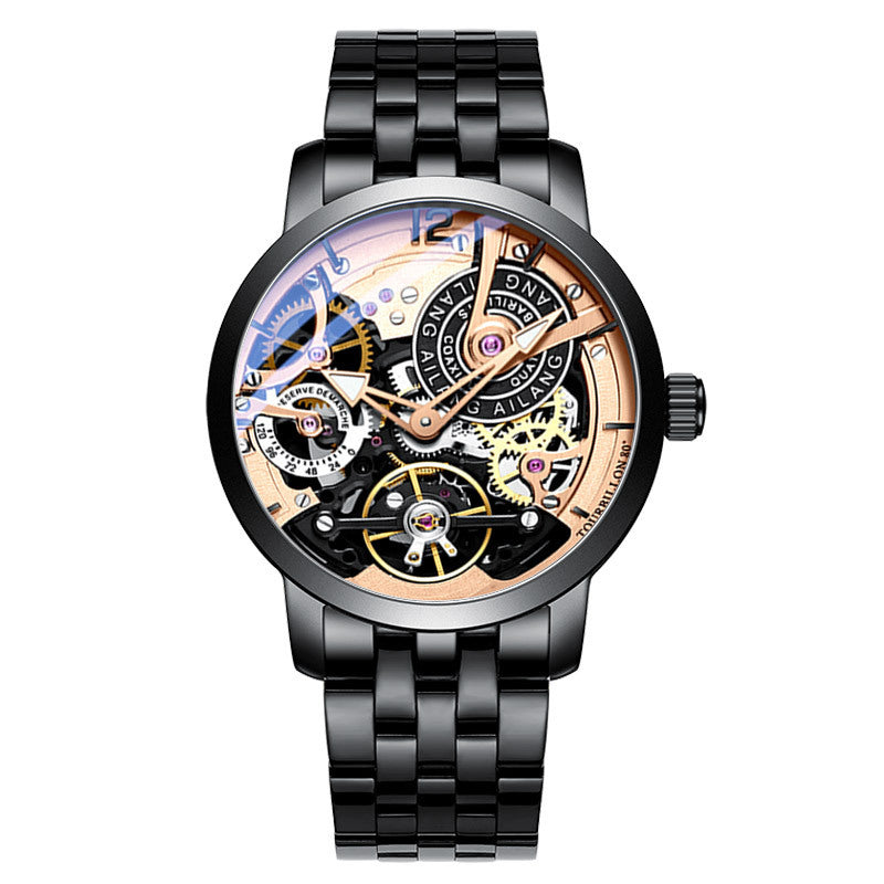 Watches Men&#39;s Mechanical Matches Automatic Hollow Waterproof