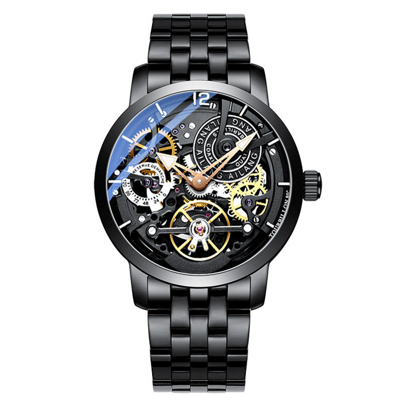 Watches Men&#39;s Mechanical Matches Automatic Hollow Waterproof