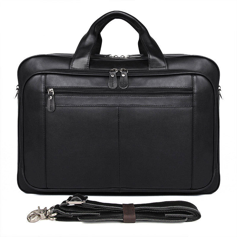 Leather  Business Men&#39;s Large Handbag