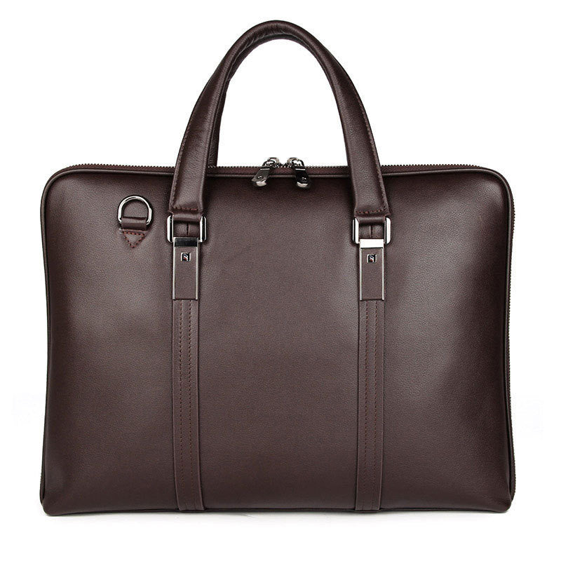 Gentleman Style Leather Men&#39;s Bags Business Bag Briefcases Men&#39;s Handbags Atmospheric And Stable Handbags