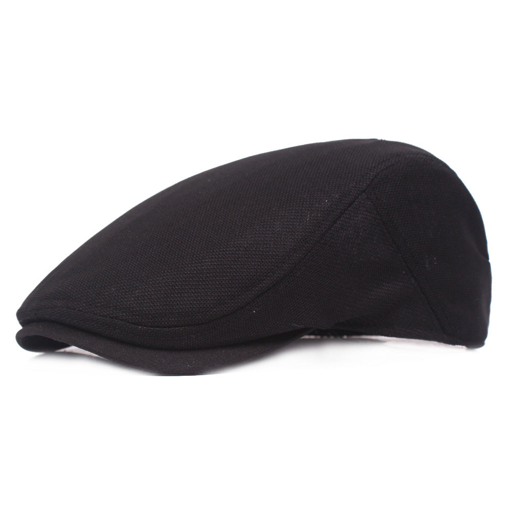 Spring And Summer Monochrome Breathable Mesh Beret