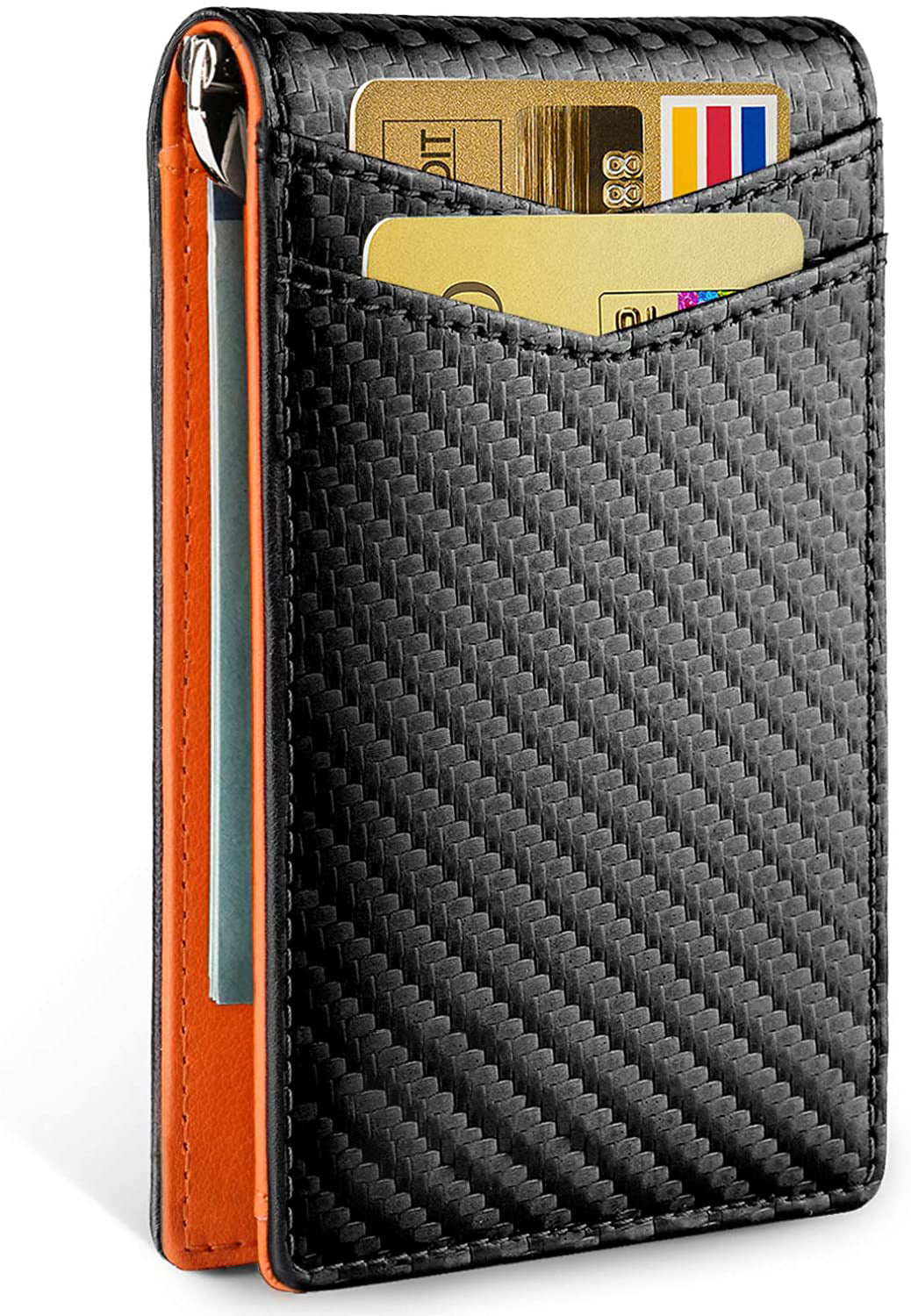 Men&#39;s Leather Card Holder Rfid Anti-Theft Brush