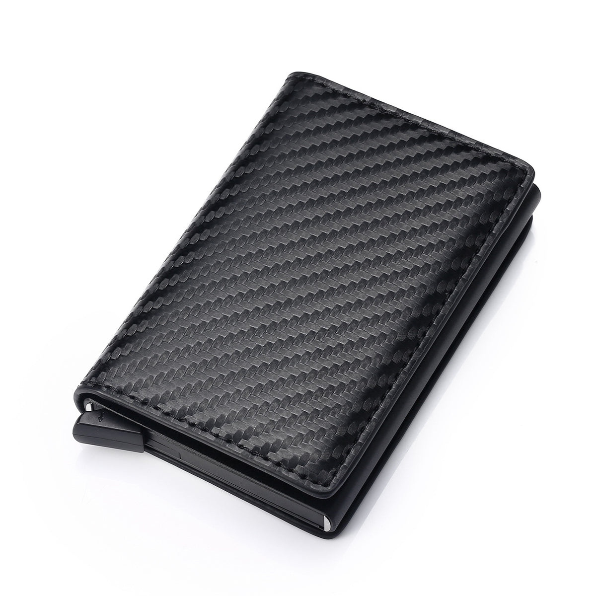 Shield Anti-theft Brush Ultra-thin Credit Card Aluminum Alloy Card Case Metal Men&#39;s Multi-card Wallet