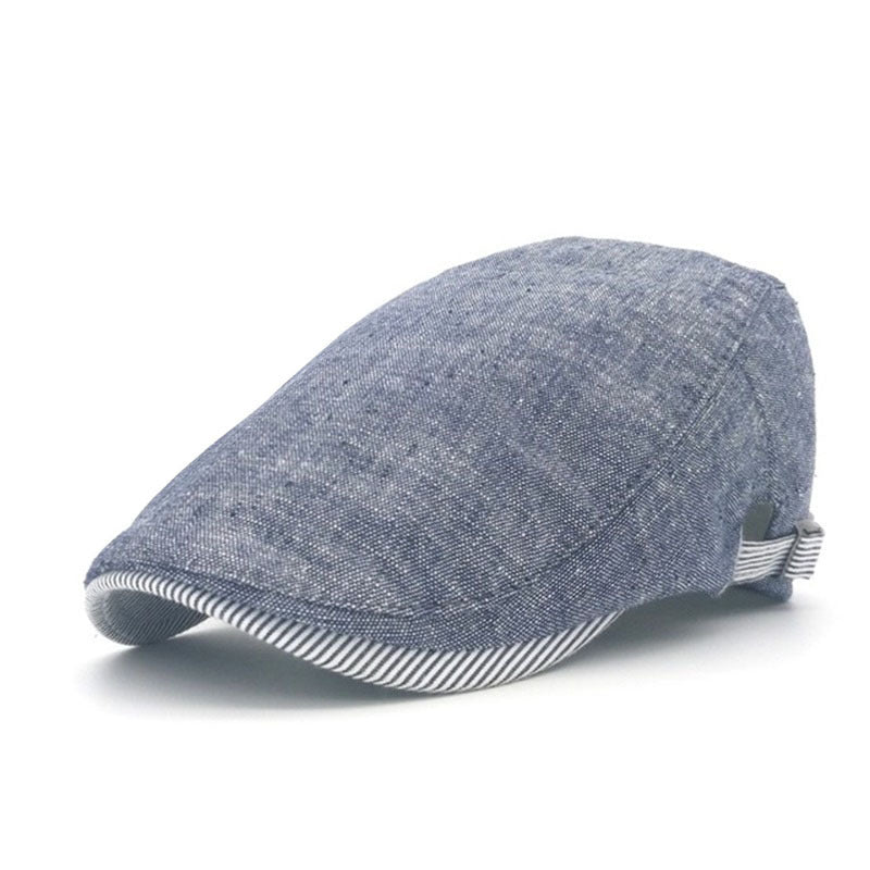 Cotton And Linen Beret Men