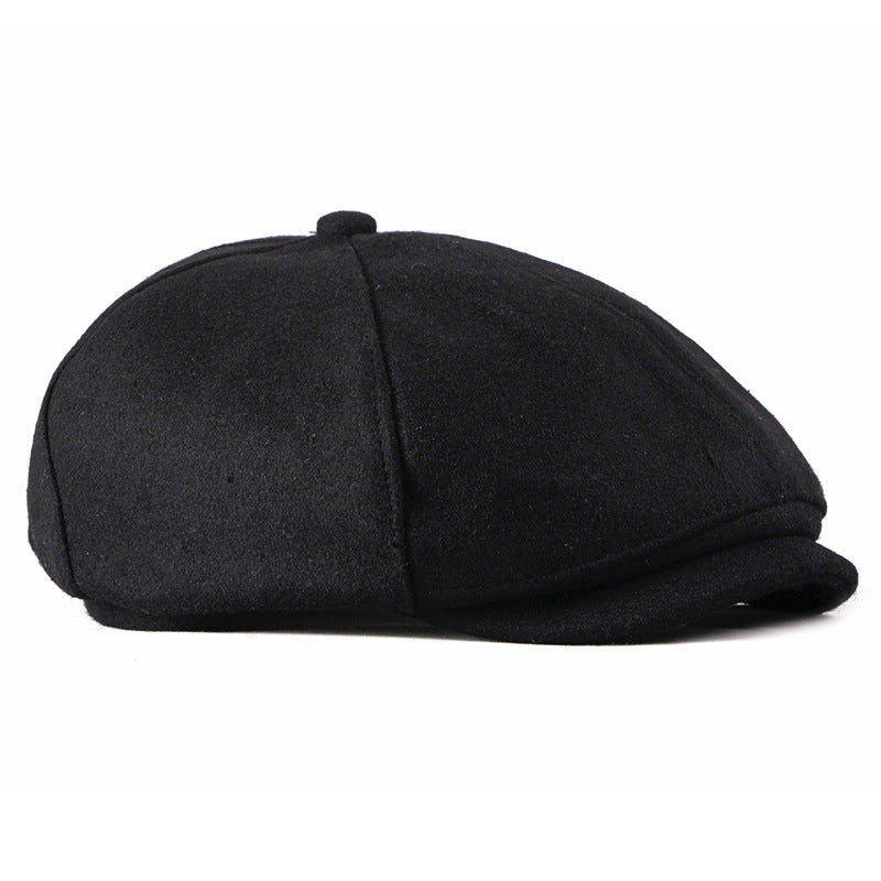Foreign Trade New Style Men&#39;s Painter Hat Korean Fashion Cap British Retro Beret Octagonal Hat Female General