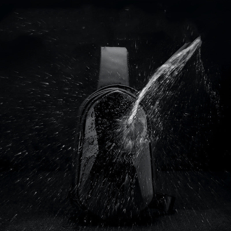 Chest Bag Men&#39;s New Fashion Trendy Brand Shoulder Bag Men&#39;s Street Casual Messenger Bag Personality Hard Shell Small Bag Men