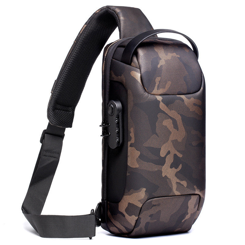 Chest Bag Men&#39;s New Canvas Casual Messenger Bag