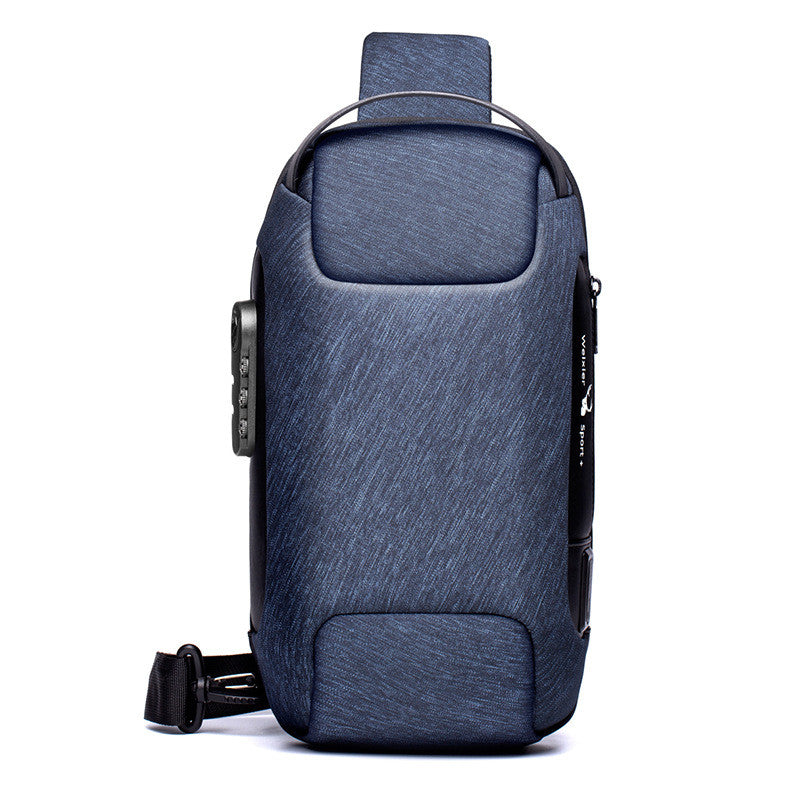 Chest Bag Men&#39;s New Canvas Casual Messenger Bag