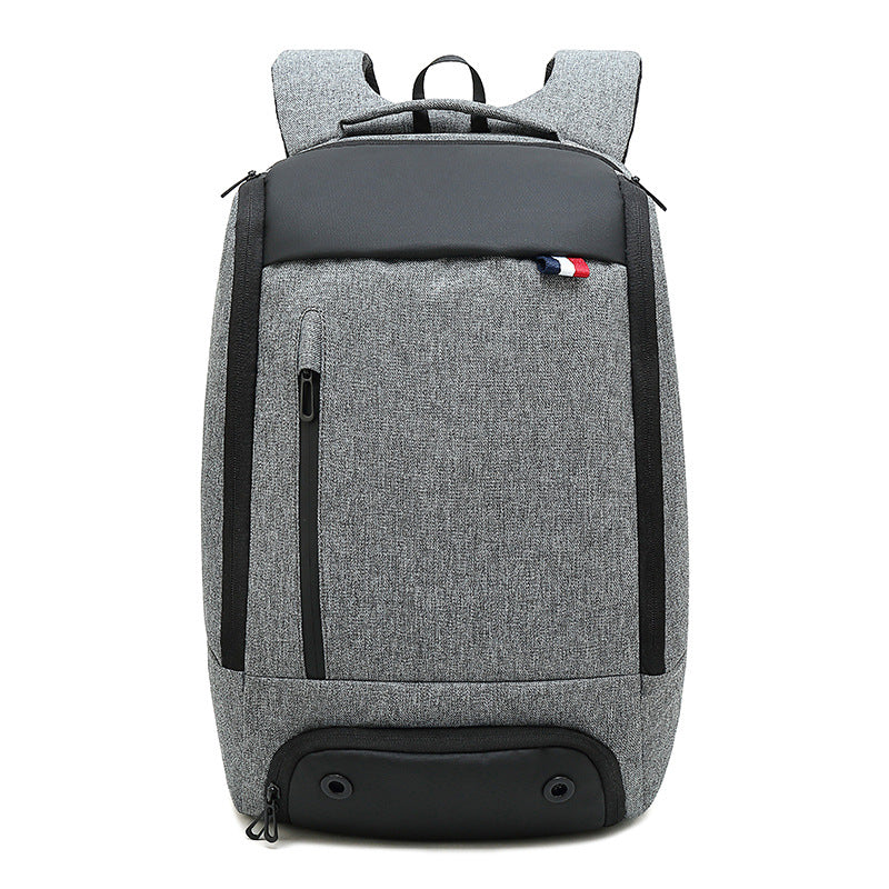 Men&#39;s Business Backpack Large Capacity Korean Version Multifunctional Anti-Theft Backpack Oxford Cloth Waterproof Student School Bag