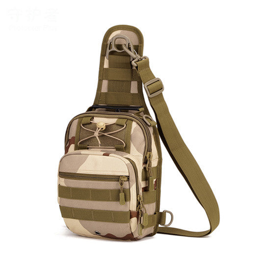 Compatible with Apple, Hamburg Tactical Chest Bag IPAD Riding Shoulder Bag Outdoor Messenger Bag Leisure Bag Four-Use Backpack