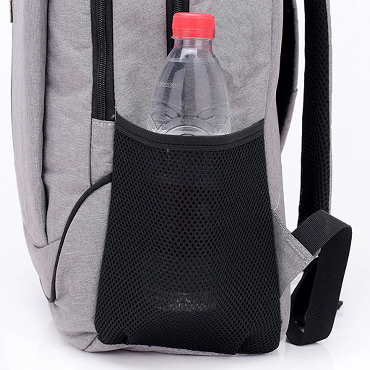 Business Casual Smart Backpack Usb Interface Password Lock Design Computer Bag Large Capacity