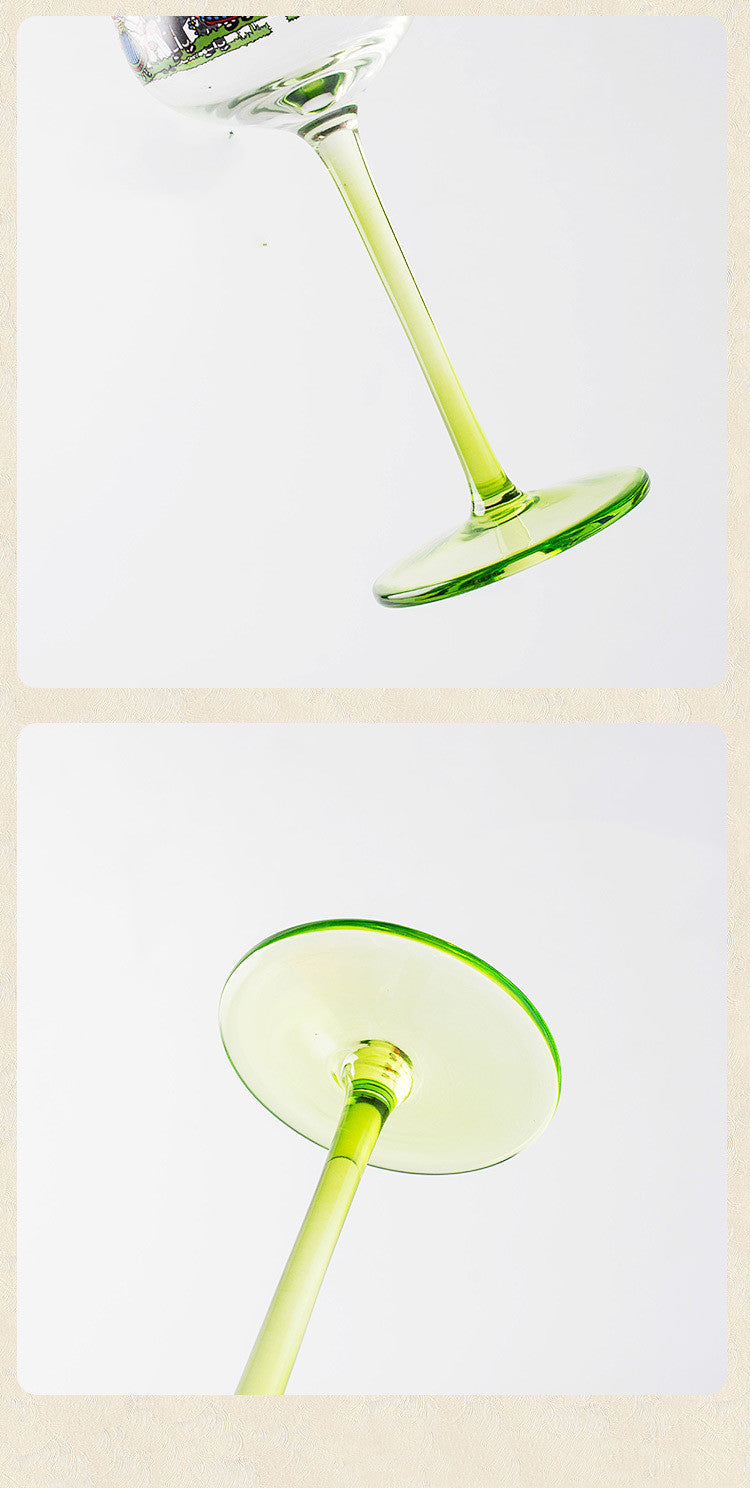 Alsace Lilliputian cup Nordic style high foot red wine cup creative personality Champagne Cocktail Cup Baby Cup