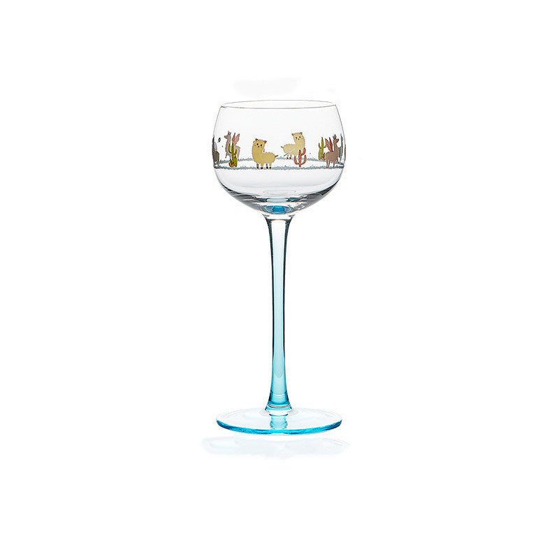 Alsace Lilliputian cup Nordic style high foot red wine cup creative personality Champagne Cocktail Cup Baby Cup