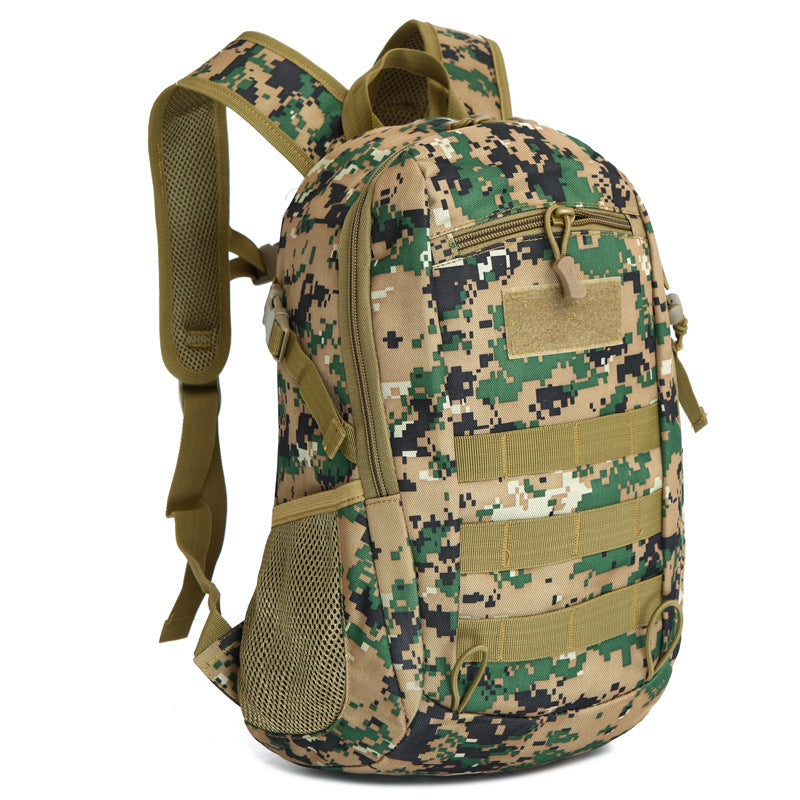 D5 Column Backpack Outdoor Travel Children&#39;s Camouflage Backpack 15 Liters Small Backpack