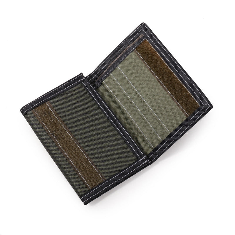 Casual Short Canvas Denim Unisex Men&#39;s Wallet