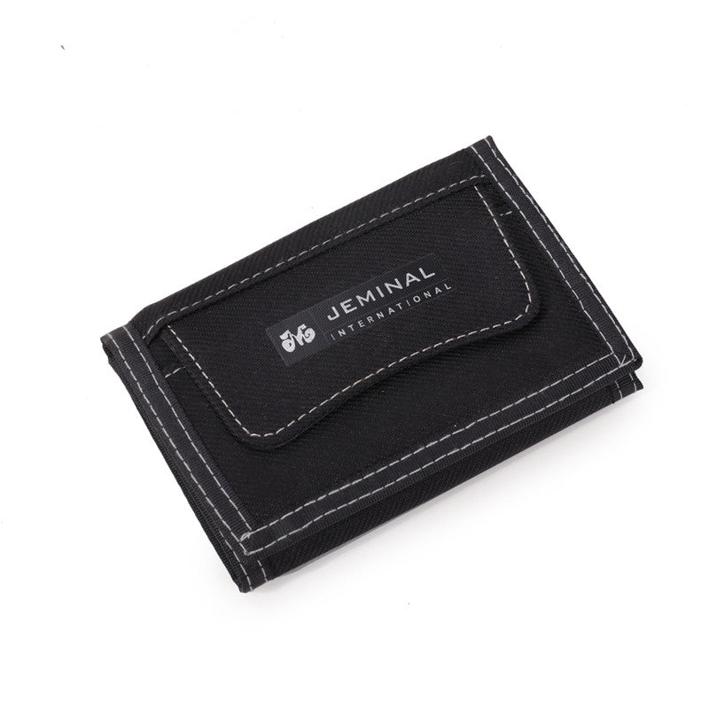 Casual Short Canvas Denim Unisex Men&#39;s Wallet