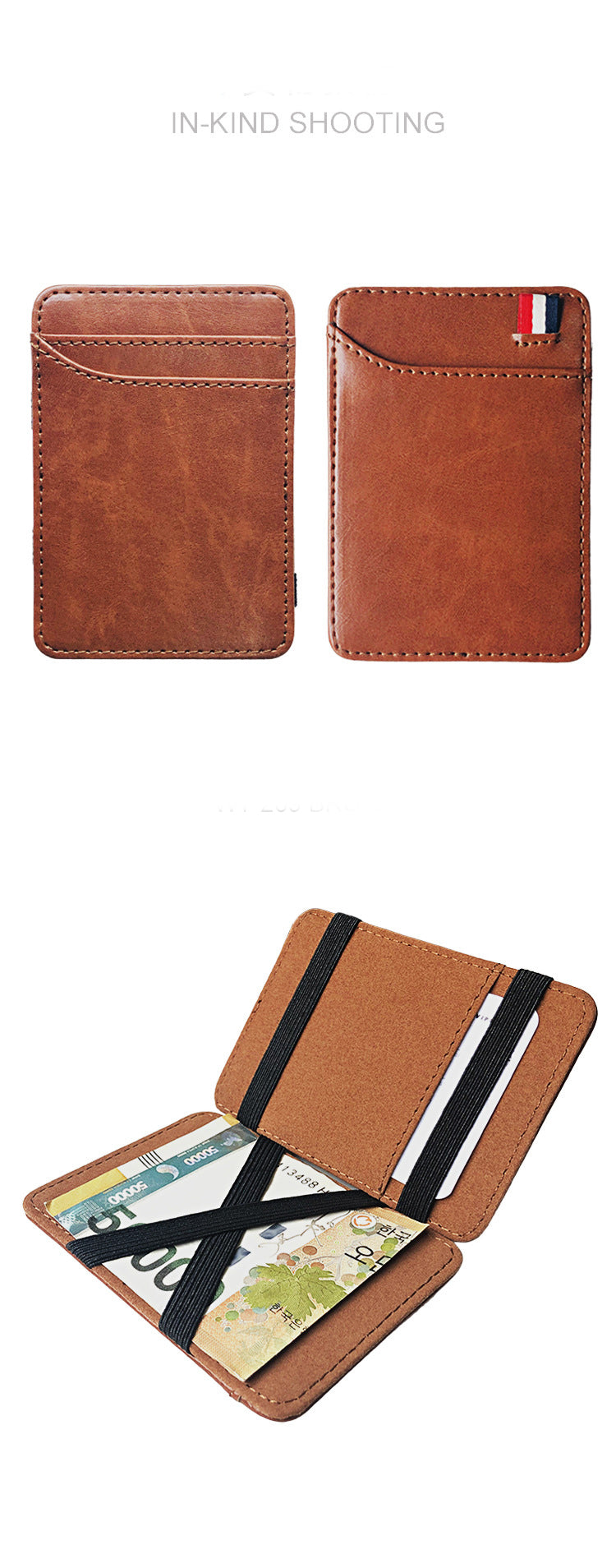 PU Leather Magic Bag Men&#39;s New Wallet Retro Wallet Foreign Trade Wallet