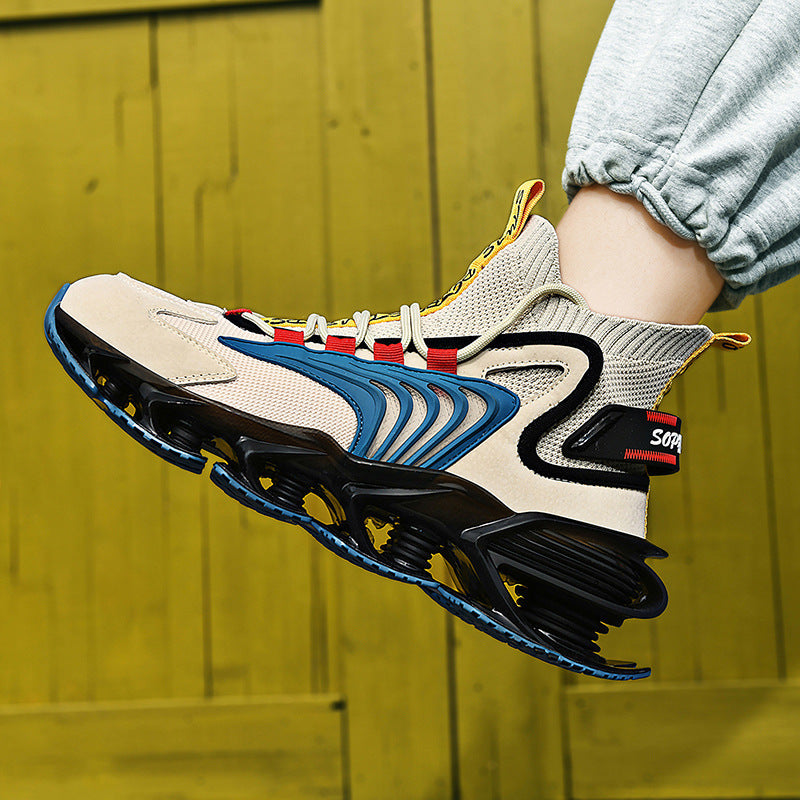 Sports High Permeability Mesh Men\&#39;s Leisure Shock Absorption Blade Running Shoes