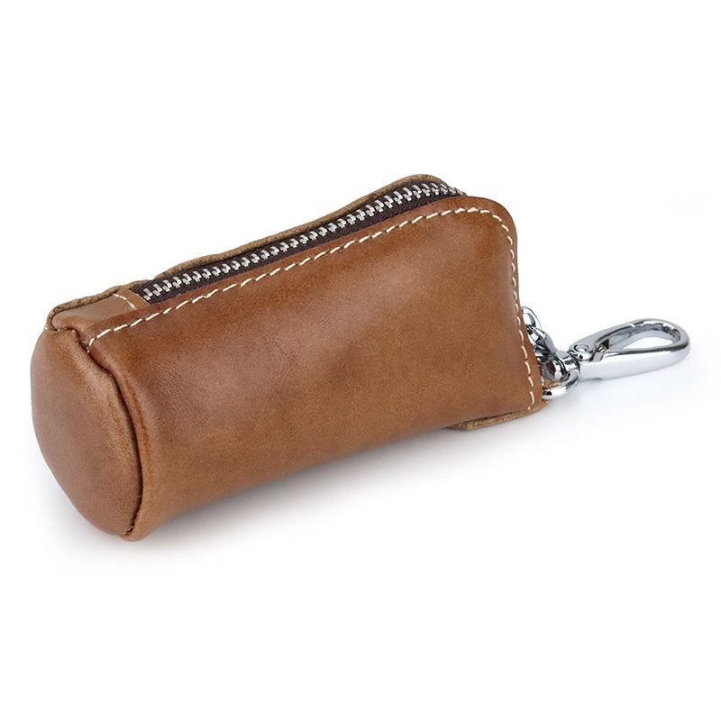 Multi Function Soft Leather Top Leather Car Key Bag