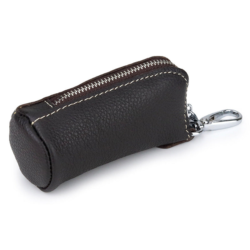 Multi Function Soft Leather Top Leather Car Key Bag