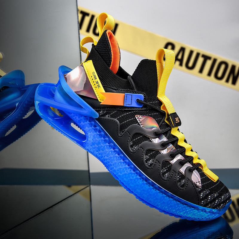 Sports Shoes Men&#39;s Summer Breathable Plus Size Running Men&#39;s Casual Korean Style Old Shoes Trend