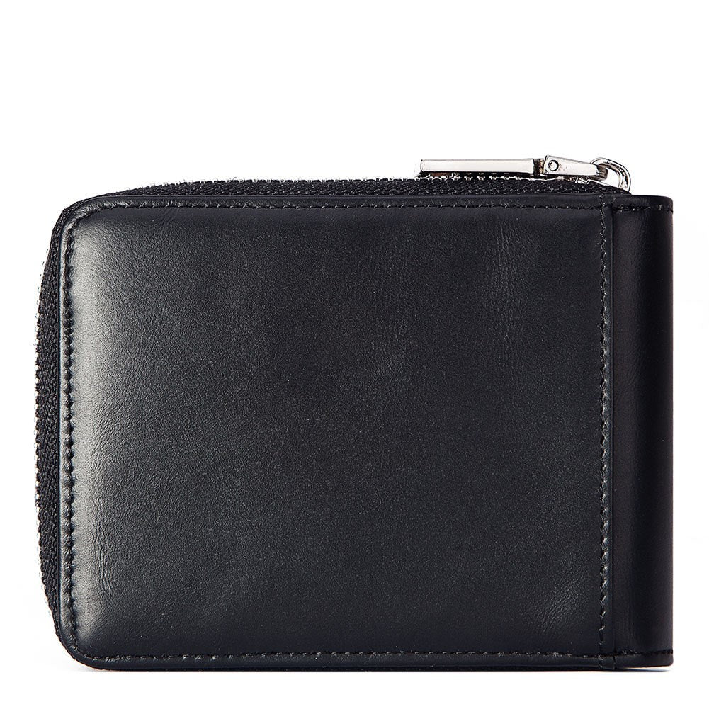 Anti-theft Brush Men&#39;s Leather Short Wallet