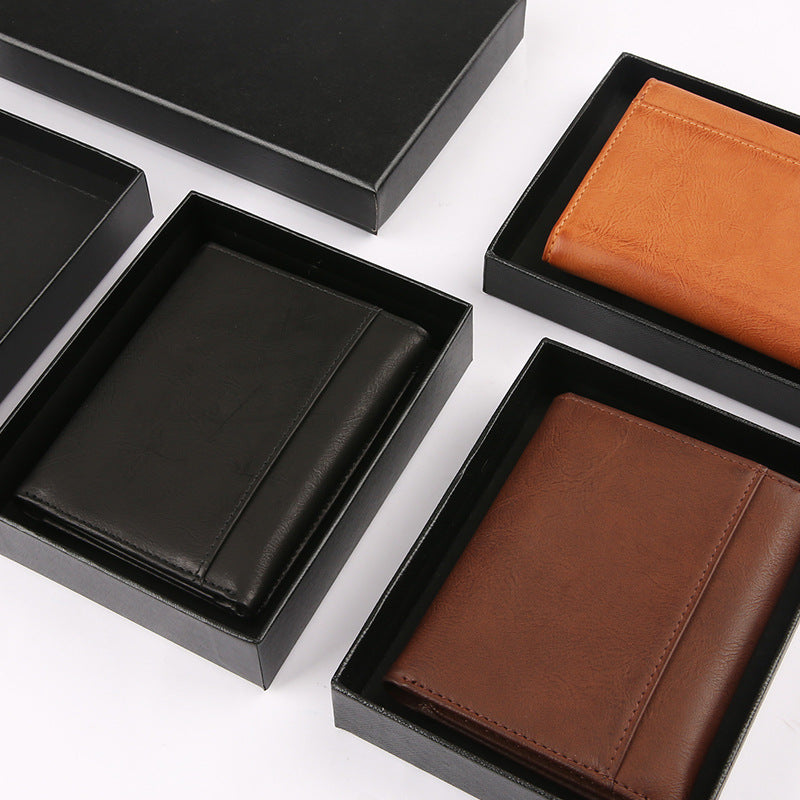 New Creative And Practical Gift Multi-Function Charging Wallet Customized Men&#39;s Short Business Mobile Power Small Wallet