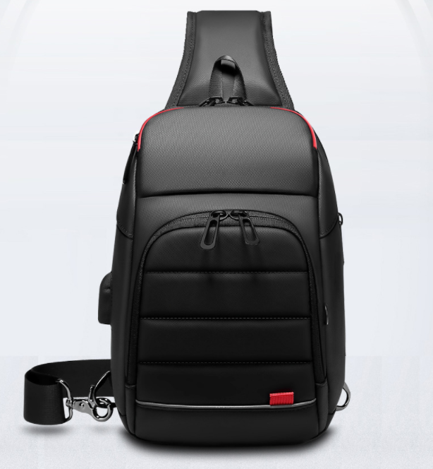 Factory Direct Sales New Fashion Trendy Men&#39;S Chest Bag One Drop Shipping Outdoor Casual Shoulder Bag