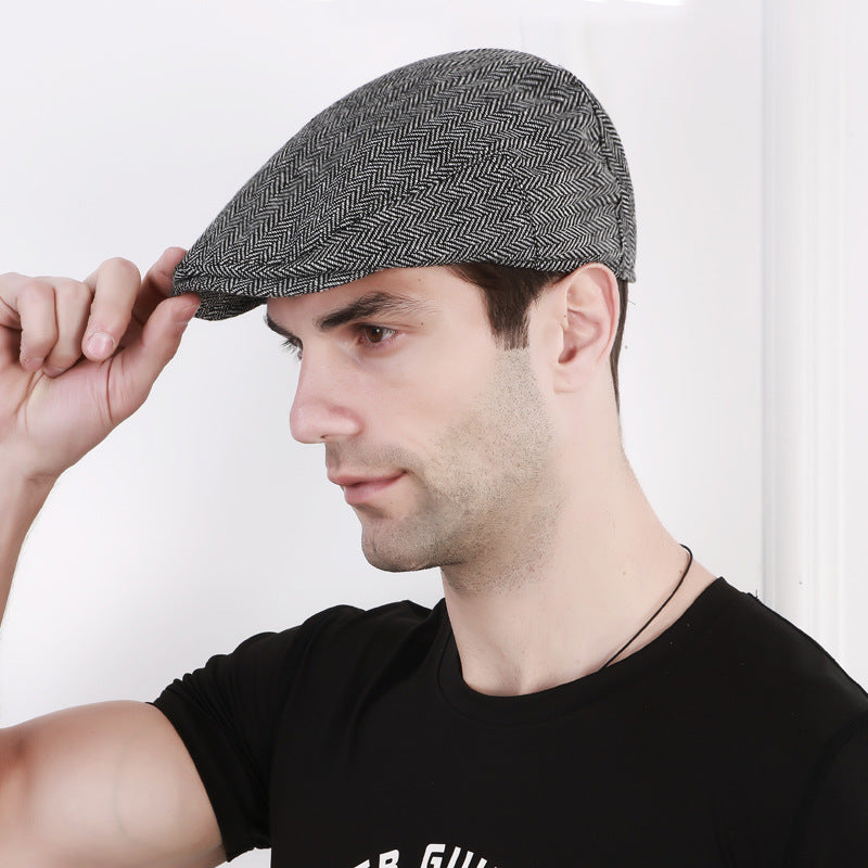 Men&#39;s Creative Cotton Simple Beret