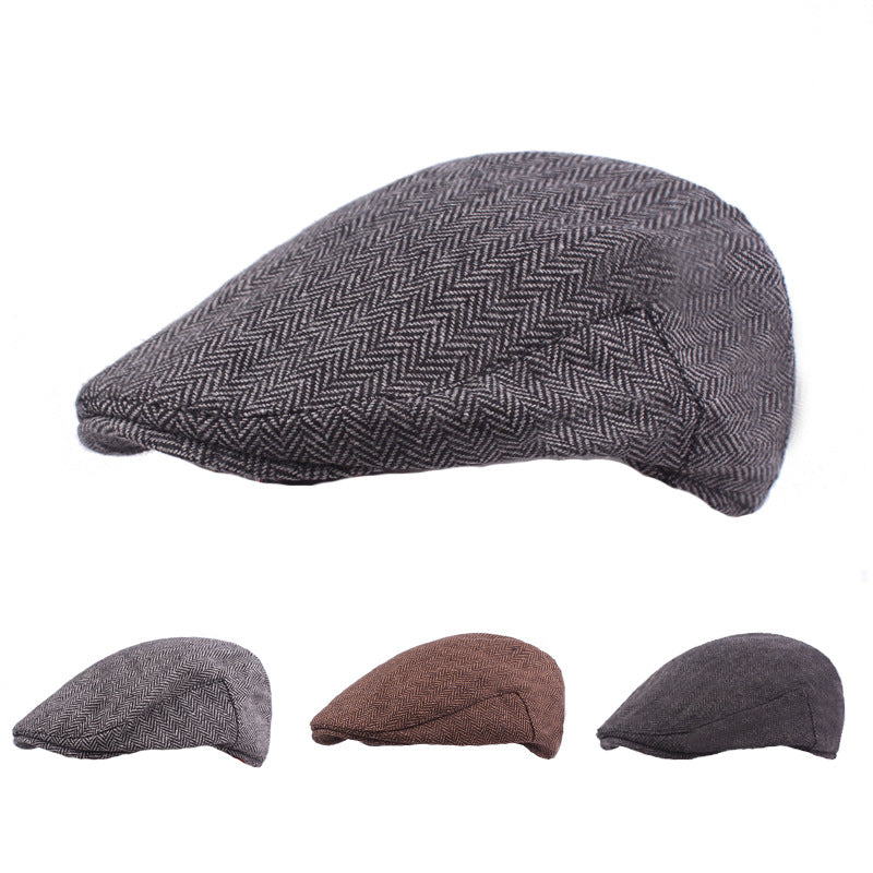 Men&#39;s Creative Cotton Simple Beret