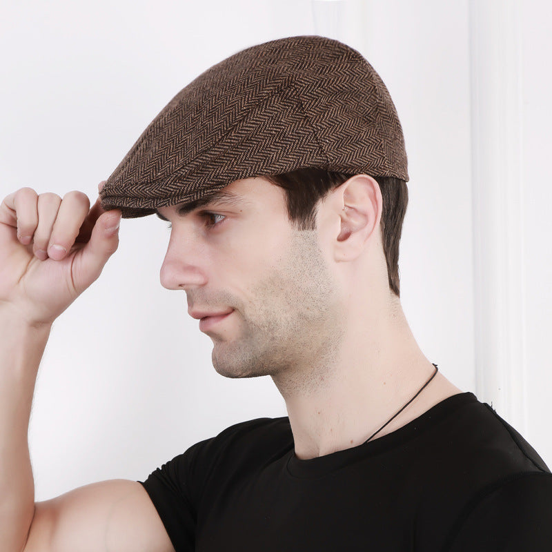 Men&#39;s Creative Cotton Simple Beret