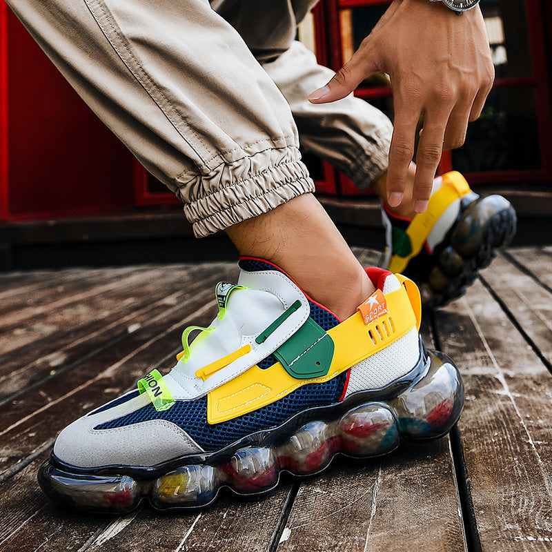 Light Running shoes Casual Running Shoes Men&#39;s Mesh Shoes Trend Net Celebrity Sports Shoes Men