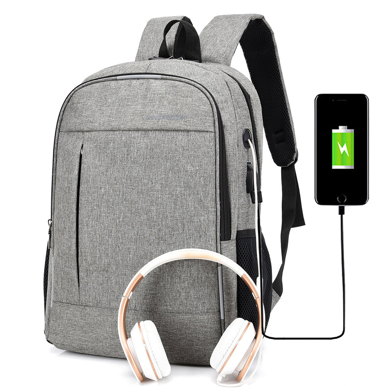The New Password Lock Backpack Can Be Recharged, Handsome, Cool, Stylish, Simple And Personalized Portable Backpack