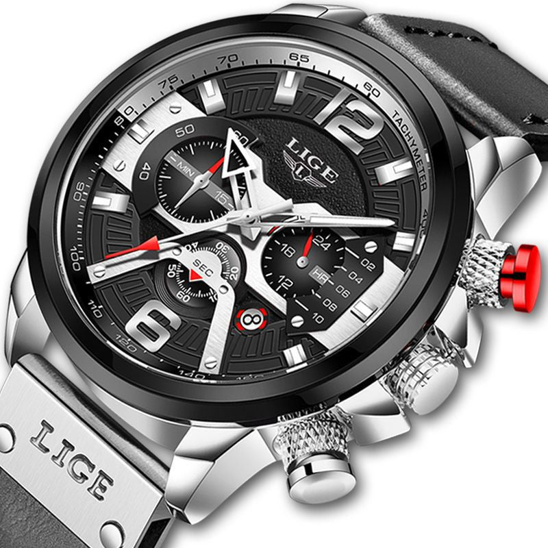Men&#39;s Quartz Watch Multifunction Sports Watch Waterproof Watch