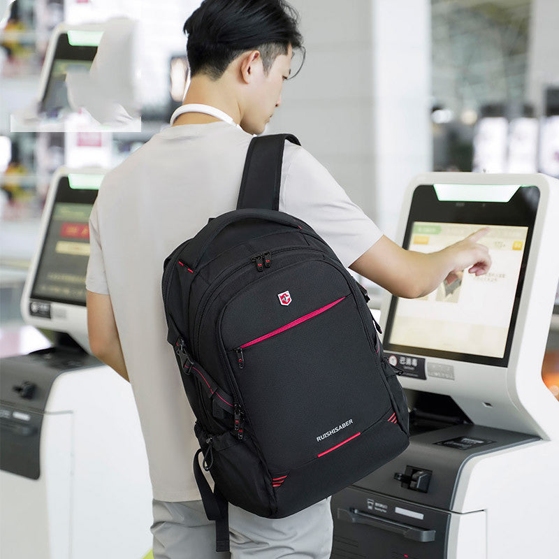 Army Knife Backpack Men&#39;S Large Capacity Travel Computer Backpack Casual Business Men&#39;S Junior High School Student Schoolbag