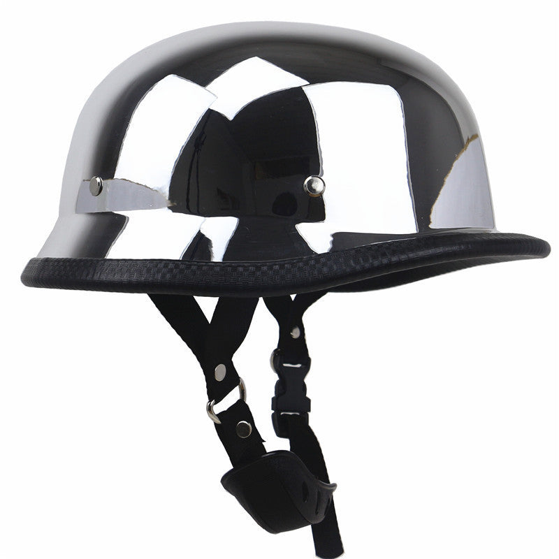 Retro Helmet Shape Retro Motorcycle Helmet Electroplating Process Motorcycle Helmet Half Helmet