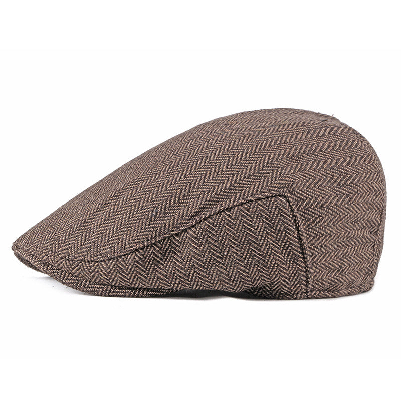 Men&#39;s Korean Fashion Simple Striped Beret