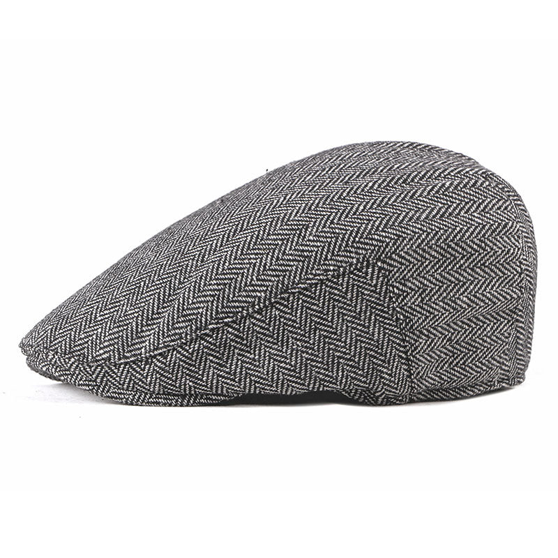 Men&#39;s Korean Fashion Simple Striped Beret