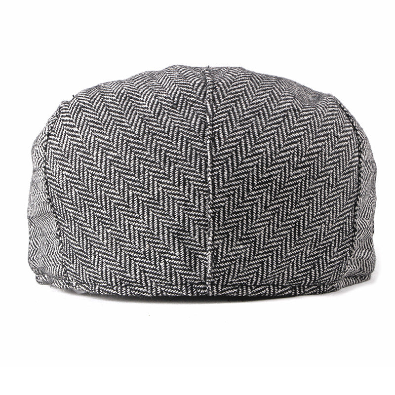 Men&#39;s Korean Fashion Simple Striped Beret