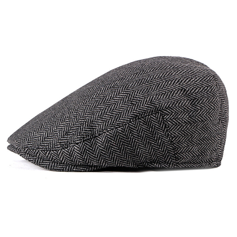 Men&#39;s Korean Fashion Simple Striped Beret
