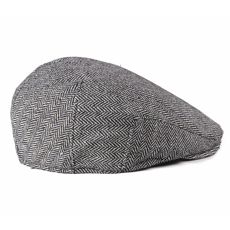Men&#39;s Korean Fashion Simple Striped Beret