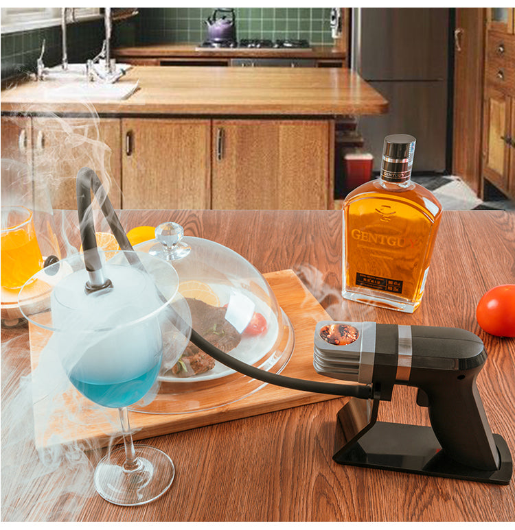 Hand-Held Smoker, Food Smoker, Molecular Cuisine Smoker, Moody Cuisine, Cocktail Bar Tool